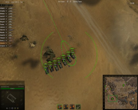 Rozostavenie tankov v CW je klucova zalezitost :-)